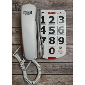Future Call Big Button Phone FC-1507,Amplified Hearing impaired Big Number Phone